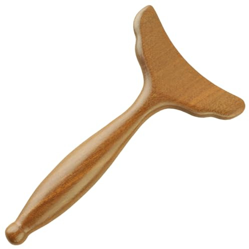 PLAFOPE Holz-gua Sha Massagegerät Langlebiges Massagewerkzeug aus Robustem Holz Kompakte Meeresjungfrau-schweif-form für Gesichts Ganzkörper-meridiantherapie Fördert Hautgesundheit und