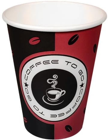 Made in DE, Kaffeebecher 180 ml, 200 Stk., Pappbecher Automatenbecher 7,5oz