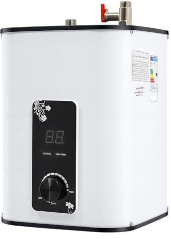 HOARLICN Acier Inoxydable Evier Cuisine, Evier Camping, Evier Exterieur, Évier Mobile V-Forme, Évier De Cuisine Indépendant, Lave Main Inox Avec Robinet, Argent, 45x41x75cm