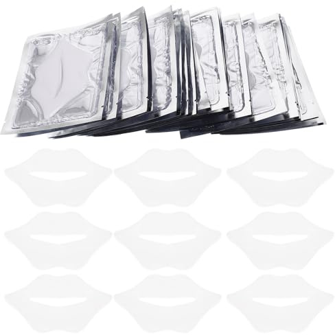 Maschera Labbra Gel Idratante 25 Pezzi, Esfoliante Portatile | Fibra Vegetale Naturale per Pelle Secca, Regalo per Viaggi e Compleanni