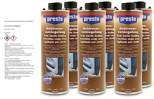 PRESTO 6x 1 Liter Hohlraumversiegelung bernstein