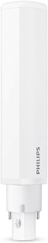 Philips tubo PLC LED G24d-3, 8.5W equivalentes a 26 W en incandescencia, 1000 lúmenes, 4000K, luz blanca fría