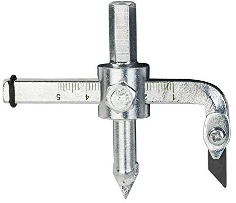 DEMA Fliesenlochschneider Kreisschneider Lochschneider Fliesen Lochbohrer 35-125 mm – Präziser Fliesenbohrer für saubere Löcher in Fliesen, Keramik & Glas