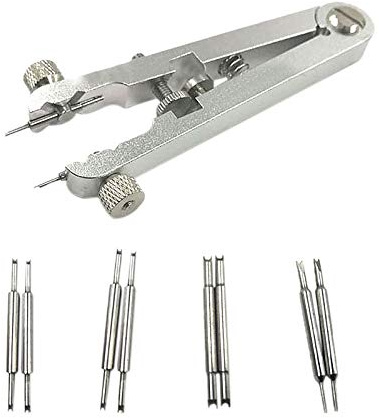 Senmubery 6825 Federstangen Zange Standard Werkzeug zum Entfernen der Federstange Uhren Feder Stab Armband Zangen für Rolex Uhrenarmband Federsteg Werkzeug
