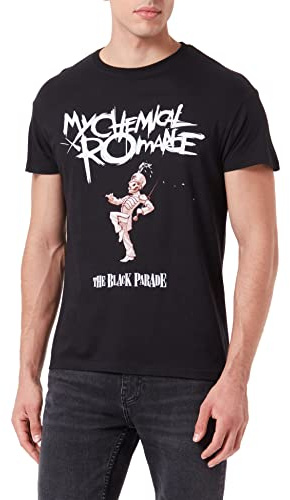My Chemical Romance T Shirt The Black Parade Cover Band Logo Official Mens Black XXL