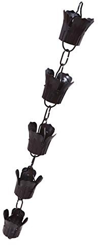 Cabilock 1m Winter Drainage Chain Dekorative Regenkette Für Villa Und Garten Japanisches Design Regenwasserableitung Elegant Und