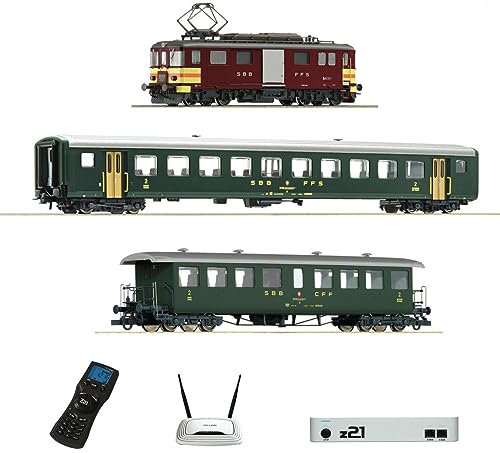 Roco 51339 SBB De4/4 Elektro Passagier Starter Set IV (~AC-Sound)