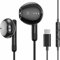 USB C Kopfhörer für iPhone 16 15 Plus Pro Max iPad Pro In-Ear Kopfhörer mit Kabel USB C, Mikrofon, Lautstärkeregler für Samsung S24 S23 S22 S21 S20 A53 A54 Google Pixel 8 7 6A 5 4 OnePlus 10 9 Huawei