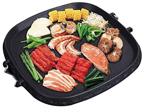 Large Flat Pan Cooks Pizza Evenly Gives Crispy Crust Barbecue Dish, Rice Stone, Round Barbecue Tray, Outdoor Portable Non-Stick Pan, Teppanyaki Frying Pan
