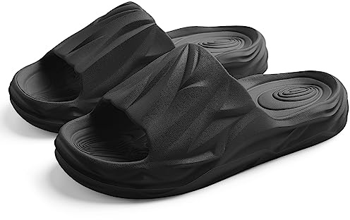 Spesoul Cloud Slide Sandals for Men Women Soft Thick Sole Slides Cushion Pillow Slipper for House Shower Pool Beach Indoor Outdoor 11-12 Wide Women/10-11 Wide Men