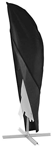 Keenso Umbrella Cover,Parasol Cover Large Cantilever Waterproof Dustproof Umbrella Cover Black