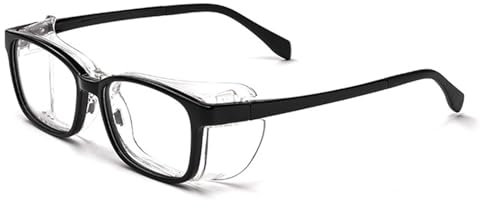 GFPHBJ Gafas Luz Azul Gafas De Protección TR90 Ultraligero A Prueba De Viento A Prueba De Impactos A Prueba De Polen Lentes De Seguridad Retirable Marco,A