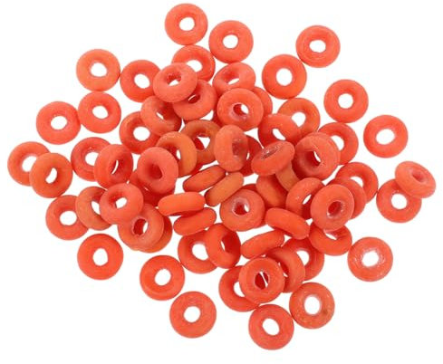 OFFSCH Ziegenkopf Ring 200 Stk Gebrochener Schwanzkreis Ring Zum Entfernen Von Tierschwänzen , Das Schwanzringe Schneidet Viehring Viehkreis Vieh Werkzeug Schweinering Schwanzkupierbänder Gummi
