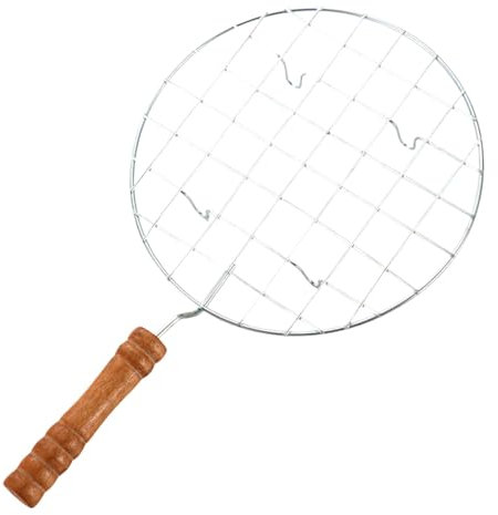 Scaffalatura rotonda – piastra per forno a filo in acciaio inox | Multifunzionale raffreddamento e cottura a filo, teglia per forno, supporto rotondo per forno, per cucinare, tostare