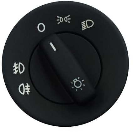Main Light Switch Compatible With Skoda For Octavia II Headlight Fog Lamp Control Switch Car Headlight Headlamp Switch Accessories Switch 1Z0941431C