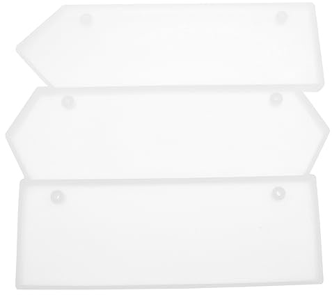 DECORNIJIA Molde de Silicona Molde para Hacer Colgantes y Señalización de Habitación Accesorios para Manualidades para Placa de Puerta Diy Adecuado para Artesanía