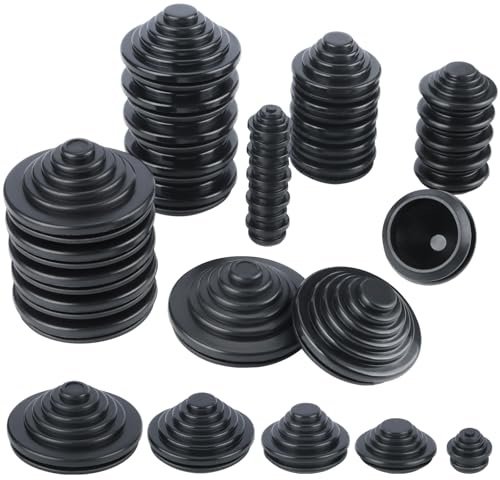 50 passacavi impermeabili, in gomma, 10 mm/20 mm/25 mm/30 mm/35 mm, guarnizioni in gomma, per cavi, cavi, apparecchi elettrici, spine