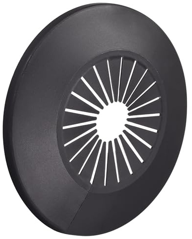 TOP-VIGOR 8 Stück 30 mm - 50 mm Rohrabdeckungen, PP-Kunststoff-Rosette, Rohrmanschette für Wasserleitung, Abflussleitung, WC-Abflussrohr, Wandrohreingang, Dekoration, Zierleiste und