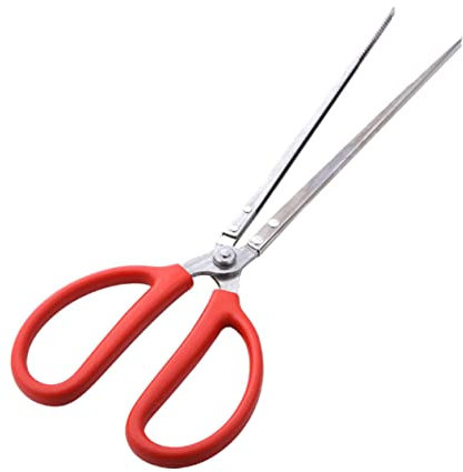 KICHOUSE Pinza per Granchi Multiuso Design Seghettato, Morsetto per Anguille e Raccoglitore di Rifiuti Manico Comodo, per Uso Domestico e attività All'aperto Come Campeggio e Barbecue