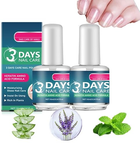3 días de tratamiento de uñas, suero de uñas para fortalecer y fortalecer, aceite nutritivo de uñas, reparación de uñas multiusos, hidratar, fortalecer el cuidado de las uñas, fortalecer el cuidado de