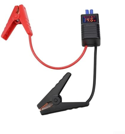 Morsetto per cavo batteria intelligente, nucleo in rame ABS, clip di alimentazione per auto, display digitale, 650 A, clip intelligente per presa EC5 per booster