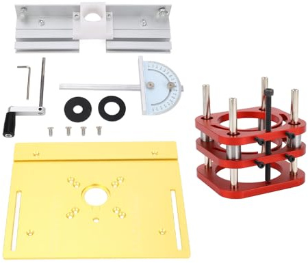 Kit di sollevamento per fresatrice di base di sollevamento universale per la lavorazione del legno con tavola ribaltabile per rifilatura smussatura scanalatura macchine per