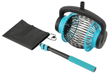 ECUTEE Obstsammler Rollsammler Apfelsammler Walnuss Sammler Greifer Fallobst Sammler, Bequeme Aufsammeln ohne Bücken für Früchte Nüsse Golfbälle Tennisbälle, 40–100 cm Länge Stiel Fruit Collector
