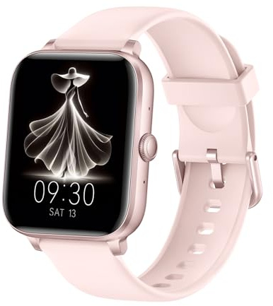 Smart Watch for Men Women Answer/Make Calls, 1.83 HD Touch Screen Fitness Watch with Heart Rate/Sleep Monitor, Step Counter, 123+ Sports Activity Trackers, IP67 Waterproof Smartwatch for Android iOS