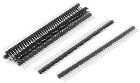 Alasum 20pcs Single Row Male and Female Header Pins Straight Breakaway Pcb Board Connector for Electronic Circuit Compatible with Breadboard and Shield Easy to Install
