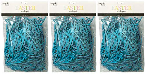 Brite Star 1.25oz Easter Paper Grass, Blue (Set of 3)