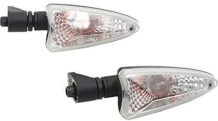 Motorcycle Front/Rear Blinker Turn Signal Light 120mm For F800R F800S K1300R/S F800GT F800ST F800GS S1000RR C600 G650GS F765GS Transparent （NO WIRE,ONLY LIGHT)