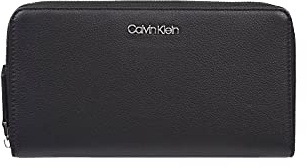 Calvin Klein Damen Geldbeutel Ck Must Z/A Wallet XL Groß, Schwarz (Ck Black), Einheitsgröße