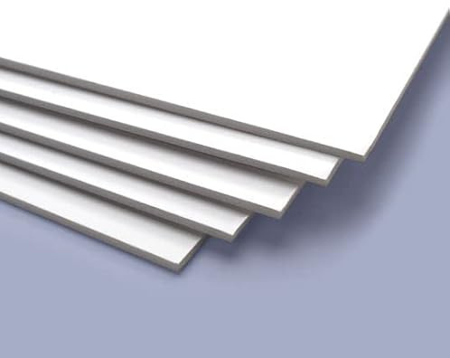 Materia Prima Pannello Espanso per Modelli, Segnaletica e Supporti. Cartone in Schiuma per Artigianato. Foglio di Polistirene Facile da Tagliare. Pannello in Schiuma Multiuso. Bianco 100x70 cm 10 mm.