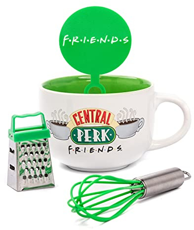 Amici TV Show Mug Stencil Accessori Central Perk Cappuccino Cup One Size