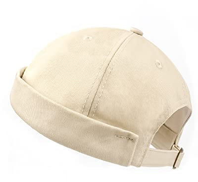 Zylioo XXL Docker-Cap Docker Mütze Für Großen Kopf Übergroße Watch Cap Trawler Seemannsmütze Hafenmütze Brimless Beanie Mütze