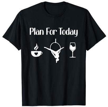 Aerial Yoga, Aerial Hoop, Coffee Hoop, Weintraining, Fitness T-Shirt