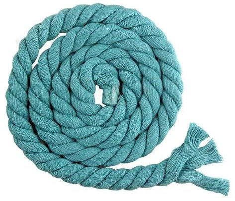 1/2M 20mm buntes Baumwollseil 3 Anteile gedrehte Schnur DIY Dekor Makramee Seile für Tasche geflochtene Schnüre Nähzubehör