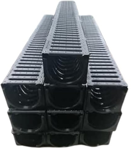 Plastic Drainage Channel Pack 1m Lengths (Pack of 10)