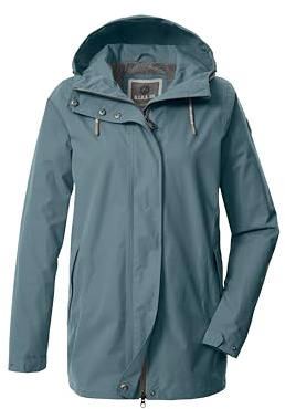 G.I.G.A. DX Mujer Chaqueta funcional/outdoor impermeable con capucha Damen Funktionsjacke OOGS 1, dunkel rauchblau, 40, 43344-000