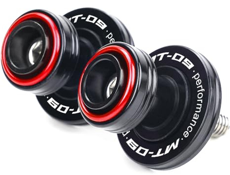 LLIDFONK Für Yamaha MT09 MT-09 Tracer MT 09 SP FZ09 6mm Motorrad Zubehör bobbins Schwinge Spulen Schieberegler Ständer Schrauben Aluminium montageständer