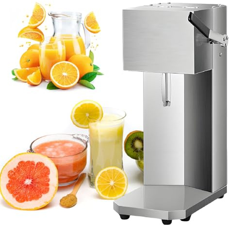 Exprimidor de Cítricos Semiautomático Acero Inoxidable | Exprimidor Premium de Jugo de Naranja para Naranjas, Limones y Limas | Uso Silencioso, Fácil de Limpiar, Pequeño Electrodoméstico de Encimera