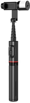CFTGIW Selfie Stick Stativ mit LED Fill Light Remote -Verschluss für Vlog Live -Streaming