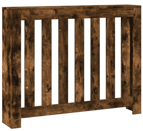 Cache Radiateur, Couvre Chauffage Couverture Radiateur Cache-radiateur chêne fumé 104x20x82 cm bois d'ingénierie
