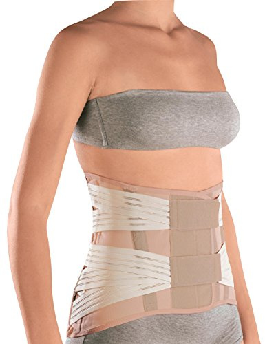 Ro+ten-Orthoservice M1323 Busto semirigido basso con tiranti in elastico (donna), Crema