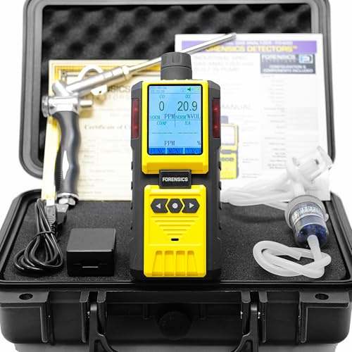 Analizador Profesional de Gases de Combustión | Certificado de Calibración EU | HVAC, Combustión y Gases de Escape | CO, O2, COAF y EA | Filtros y Sonda