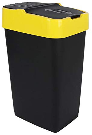 Spetebo Poubelle à couvercle basculant, 18 l, collecteur de déchets