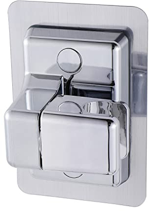 SIGANDG Stanzfreie duschkopfhalterung 360 ​​° drehbarer verstellbarer Duschhalterung ohne bohren Super Power wasserdichter verstellbarer Duschhalterung Badezimmer-Saugnapf （Silber）