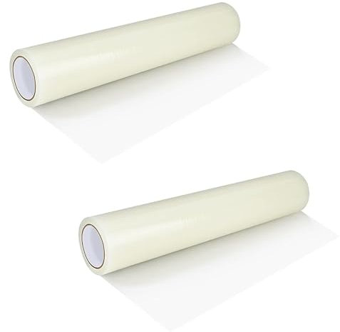 Super Sticky Self Adhesive Carpet Protection Rolls Clear Waterproof Film for Stairs & Carpet (600mm x 50m)