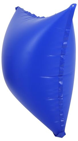 WESIEVYA Inflatable Pool Pillow for above Ground Pools Cold-resistant Cushion Easy Inflate Double Seal Valve Design Emergency Support