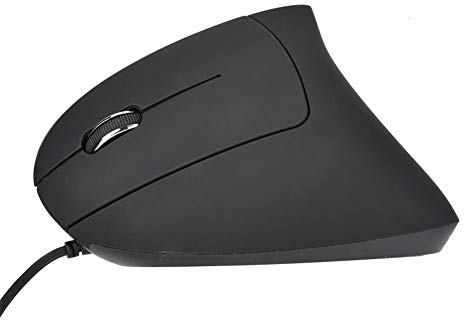 GEERYZHE Linkshänder-Gaming-Maus, Ergonomische Maus, Kabelgebundene Vertikale Maus, Ergonomische Gaming-Maus, USB-Kabel, Linke Hand, Vertikale Gaming-Maus, Handgelenk-gesunde Maus